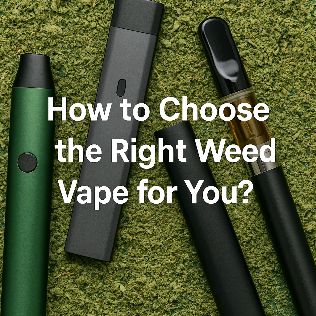 How to Choose the Right Weed Vape for You